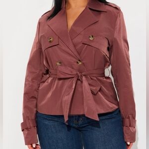 Belted Trench Jacket